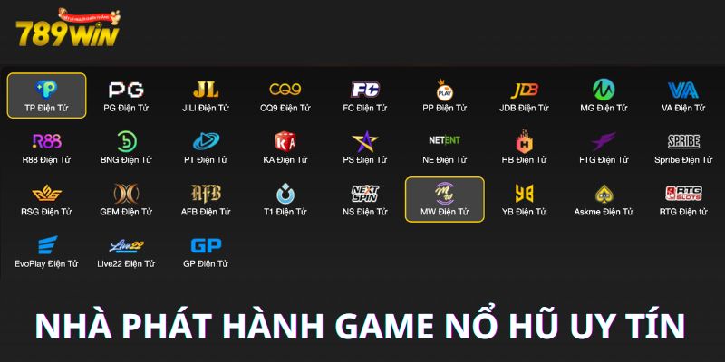 game nổ hũ uy tín Một số nhà cung cấp game nổ hũ uy tín