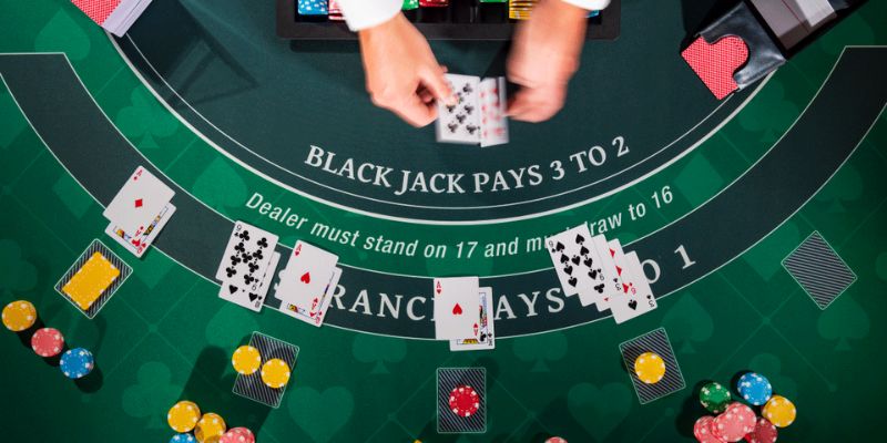 Luật chơi blackjack - Quy tắc chia bài