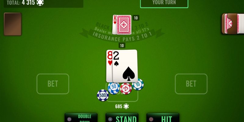 Sử dụng phương pháp tách bài Blackjack đúng cách 